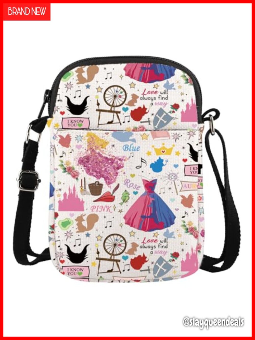 Canvas Linen Crossbody Bag Messenger Wallet Travel Vacation Gift